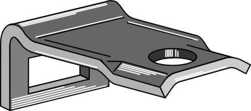 Clamp for  tine 32х10