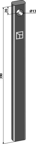 Scraper spring 32x12