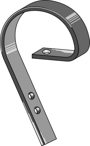 Brake tine