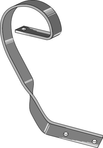 Brake tine, right