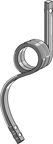 Track eradicator tine