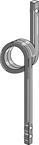 Track eradicator tine, right model