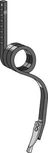 Track eradicator tine with share