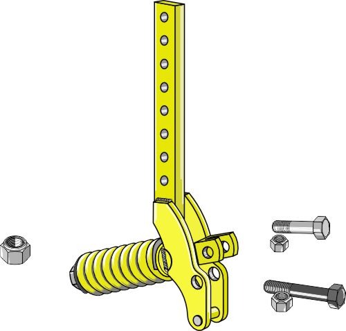 Clamp complete without tine