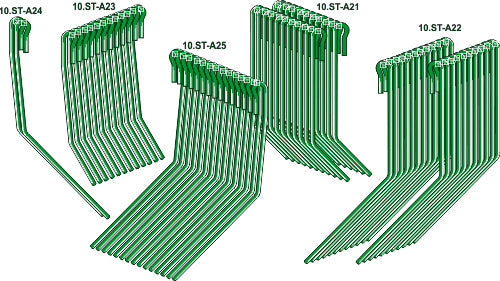Following tine - Set - Exact harrow III S