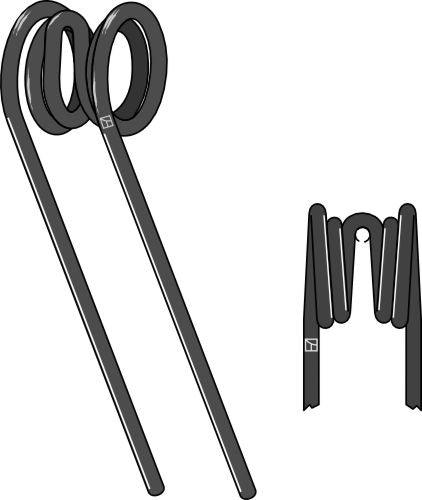 Following tine Ø13mm