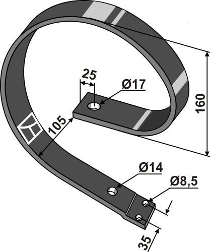 Inner tine