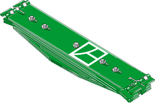 Leaf springs - 7 layer 770mm