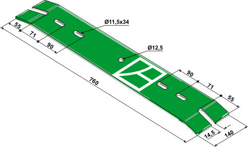 Leaf spring - 760