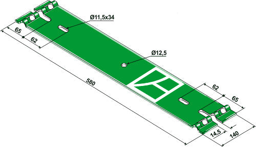 Leaf spring - 580