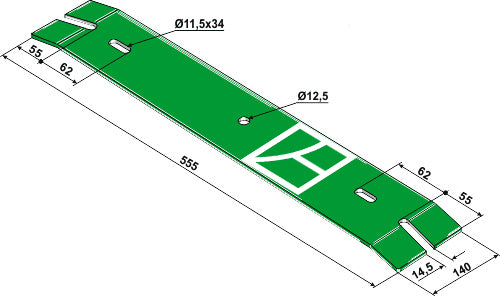 Leaf spring - 555