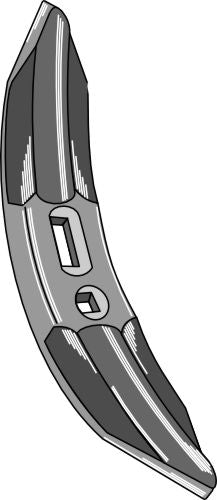 Cultivator share 360mm - hard metal faced