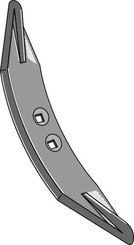 Cultivator share 395mm