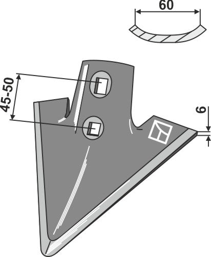 Sweep 210mm
