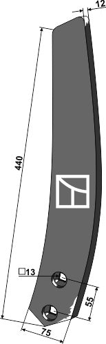 Guideboard - left