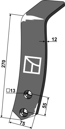 Centre guideboard