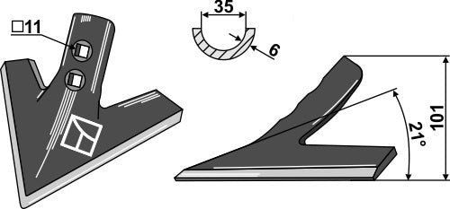 Sweep 175mm