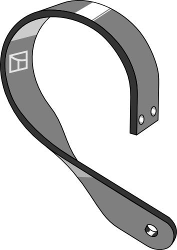 Spring shank, straight - right