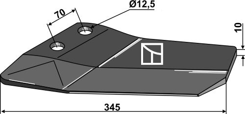 Replacement wing - left