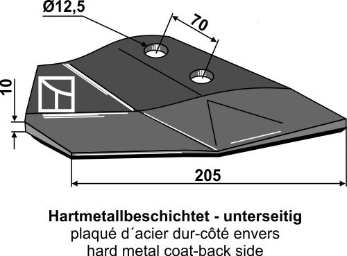 Replacement wing - right