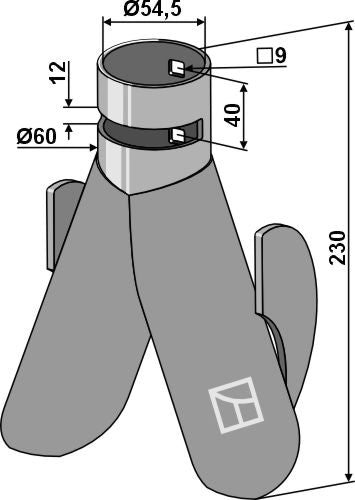 Slot shoe nozzle
