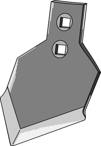 Cultivator share Triodan 198mm