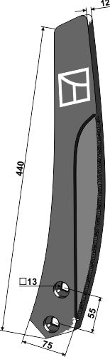 Guideboard - left