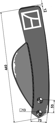 Guideboard - right