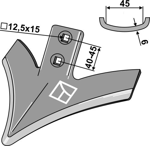 Ultrawing sweep (curved) 285mm
