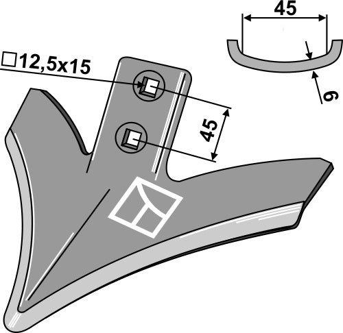 Ultrawing sweep (curved) 310mm