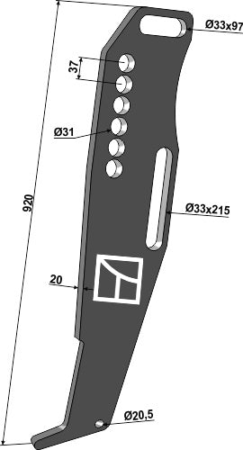 Subsoiling shank