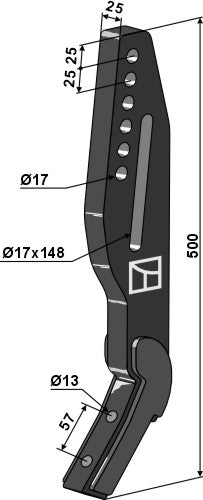 Subsoiling shank SL/ST