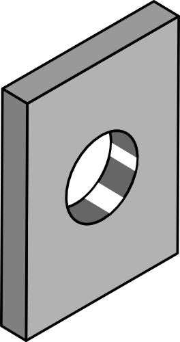 Spacer plate Ø14,2