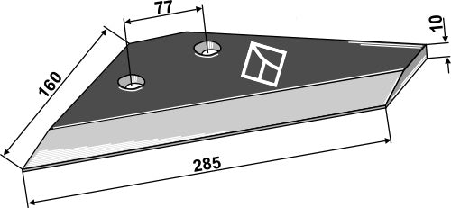 Replacement wings - left (new model)