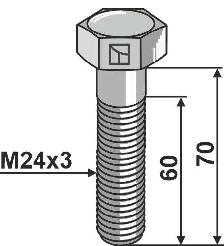Bolt M24x3 - 8.8
