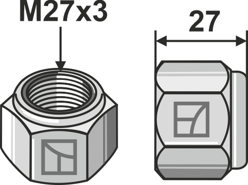 Nut M27x3
