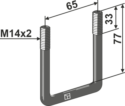 Stirrup bolt M14x2