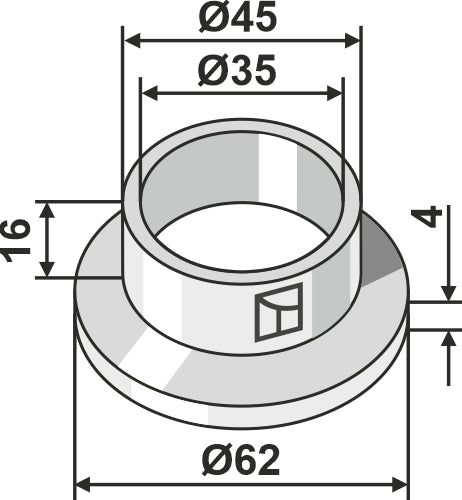 Nylon bushing