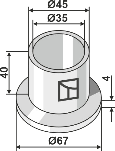 Nylon bushing
