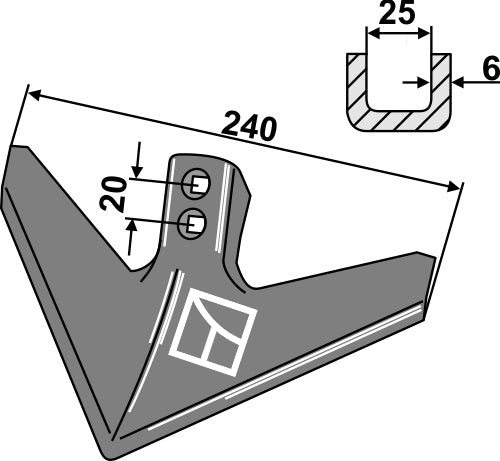Sweep 240mm