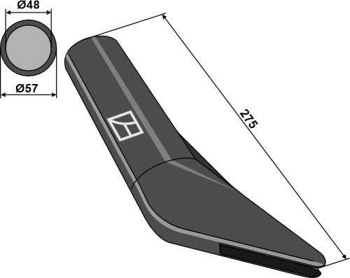 Rubber slurry nozzle