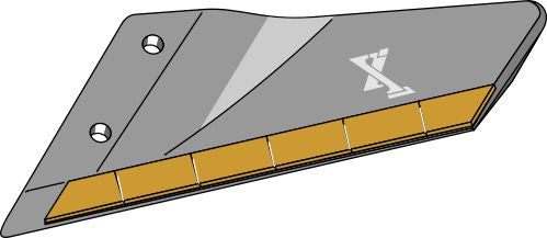 Replacement wing - Hard metal - left