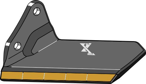 Replacement wing - Hard metal - left