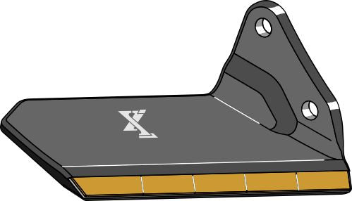 Replacement wing - Hard metal - right