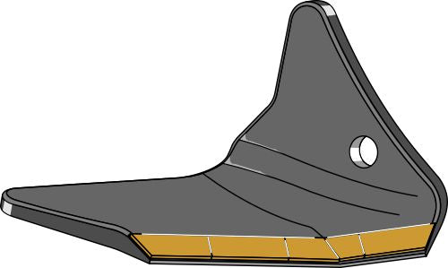 Replacement wing Hard metal - right