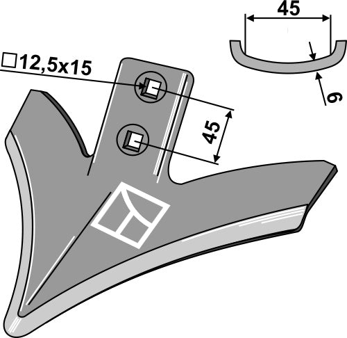 Ultrawing sweep (curved) 310mm