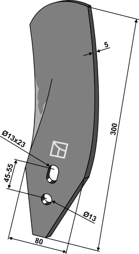 Guideboard - left