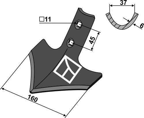 Sweep 160mm