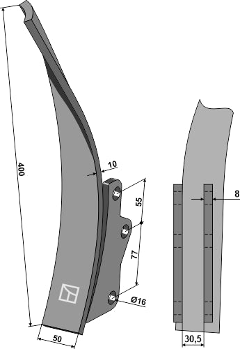 Guide share - left