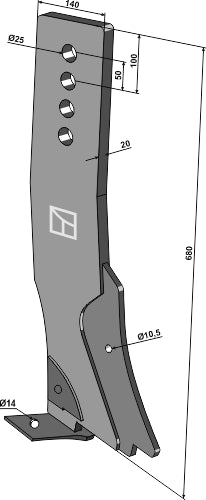 Subsoiling shank